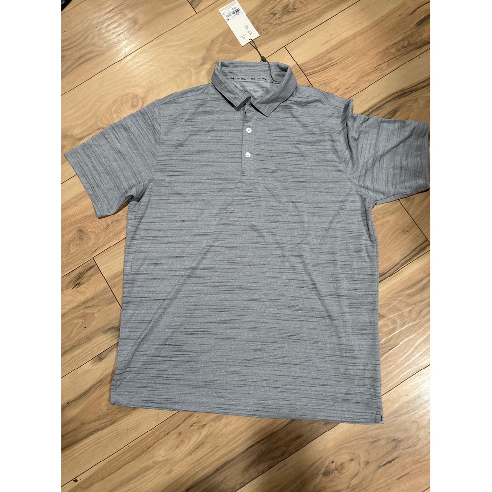 Walter Hagen Mens Golf Polo‎ Shirt Crisp White Moisture Wicking Breathable Large